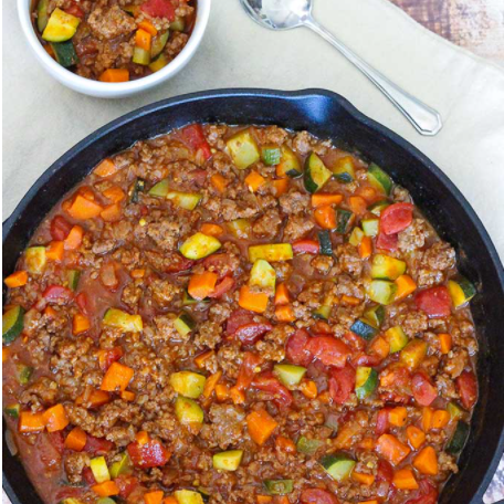 All Meat and Veggie Paleo Chili